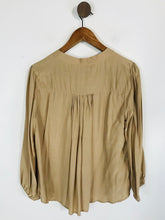 Load image into Gallery viewer, Mango Women&#39;s Button Blouse | M UK10-12 | Beige
