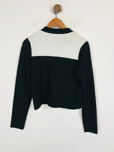 Load image into Gallery viewer, Zara Women&#39;s Colour Block Zip Cardigan | M UK10-12 | Black
