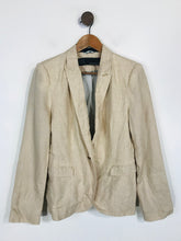 Load image into Gallery viewer, Zara Women&#39;s Blazer Jacket | L UK14 | Beige
