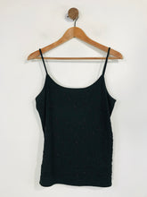 Load image into Gallery viewer, Ann Taylor Women&#39;s Sequin Tank Top | M UK10-12 | Black
