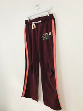 Load image into Gallery viewer, Superdry Women’s Joggers Tracksuit Bottoms Trousers | M | Burgundy Red
