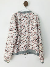 Load image into Gallery viewer, Zara Kid&#39;s Floral Bomber Jacket | 7/8 Years | Pink
