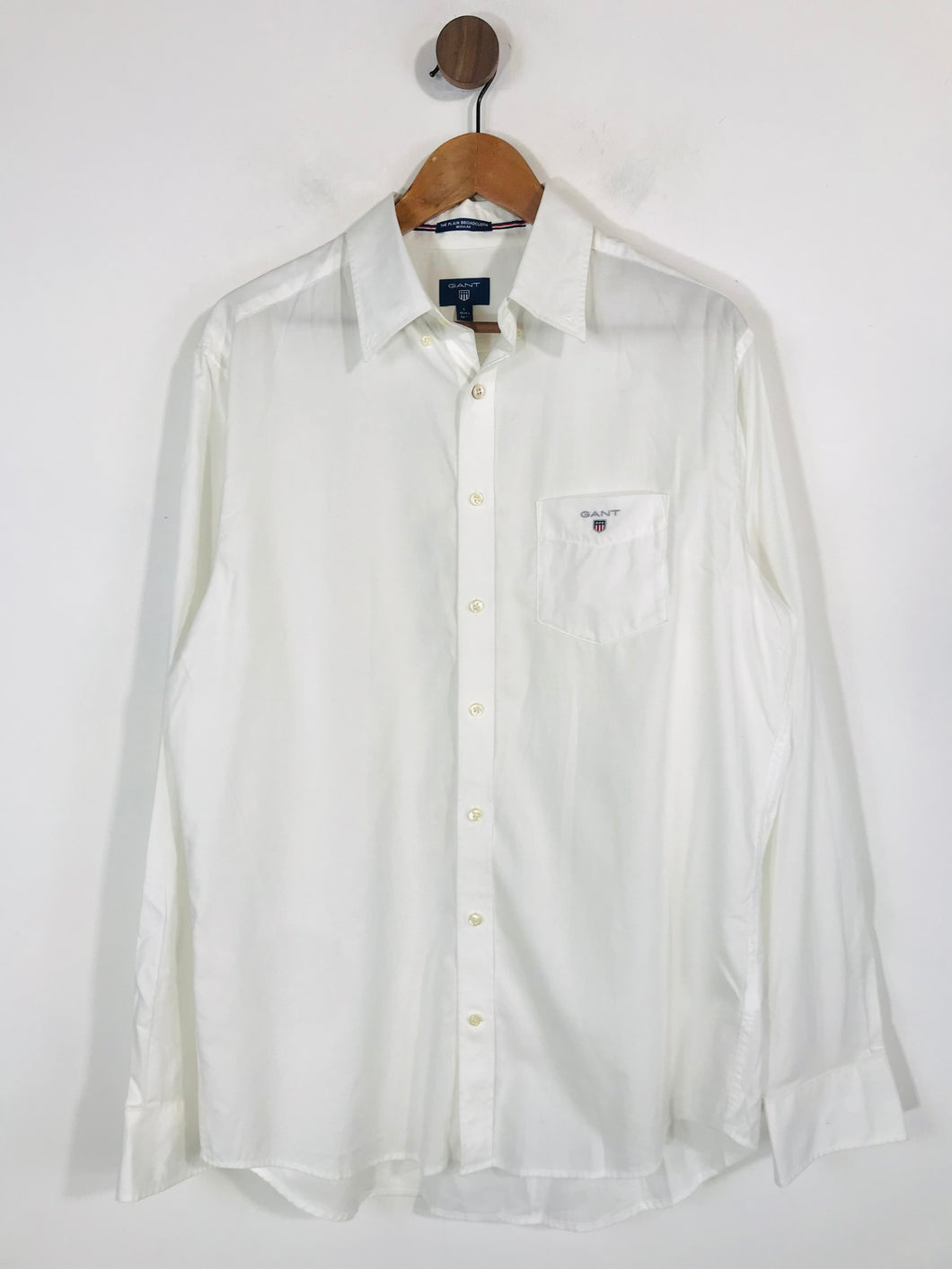 Gant Men's Cotton Smart Button-Up Shirt | L | White