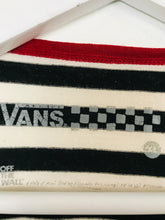 Load image into Gallery viewer, Vans Womens Stripe Tshirt | UK14 | Black and white
