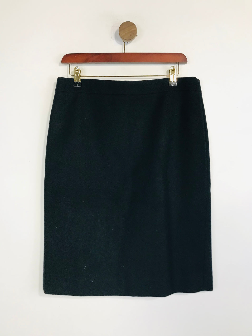 J. Crew Women's Wool Pencil Skirt | UK8 | Blue