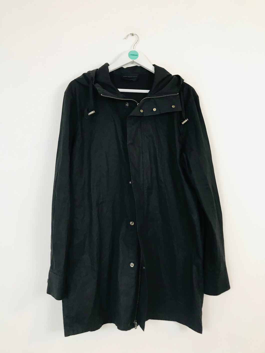 Diesel Black Gold Women’s Hooded Anorak Jacket | 48 UK16 | Black