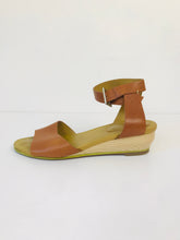Load image into Gallery viewer, See by Chloe Women&#39;s Leather Wedge Sandals | EU39 UK6 | Brown
