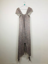 Load image into Gallery viewer, Amanda Wakeley Womens Silk Draped Dress | UK10 | Grey
