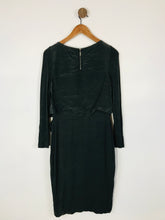Load image into Gallery viewer, Frank Lyman Women&#39;s Pin-tuck, Peplum Sheath Dress | UK12 | Beige
