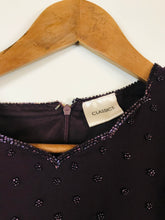 Load image into Gallery viewer, Classics Women&#39;s Beaded Midi Dress | M UK10-12 | Purple
