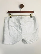 Load image into Gallery viewer, A Pea In The Pod Women&#39;s Maternity Hot Pants Shorts | L UK14 | White
