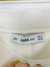 Load image into Gallery viewer, Zara Women&#39;s Knit Mini A-Line Skirt | S UK8 | White
