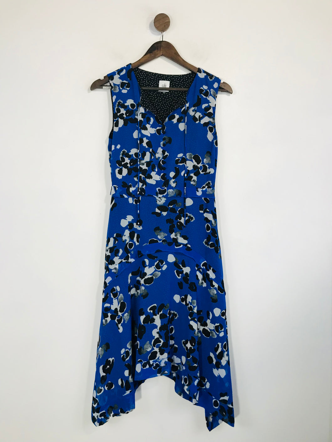 Cabi Women's Floral A-Line Dress | XS UK6-8 | Blue