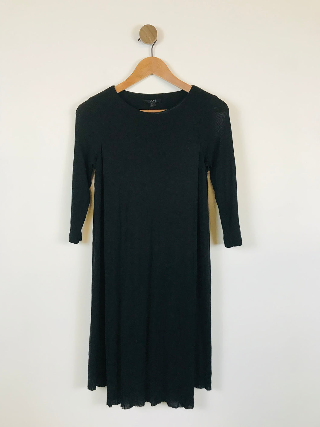 COS Women's Layered Shift Dress | XS UK6-8 | Black