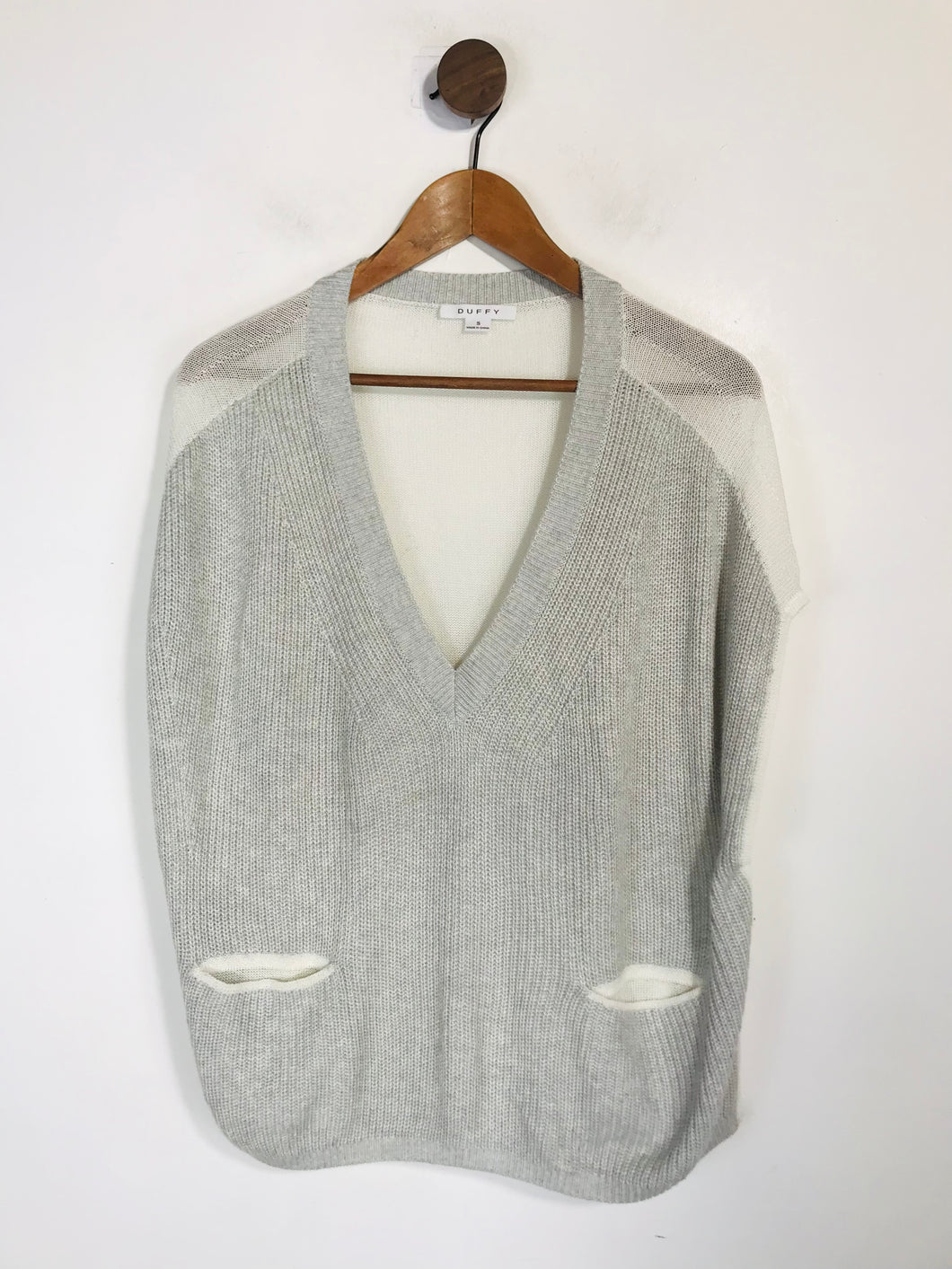 Duffy Women's Knit Sweater Vest | S UK8 | Grey