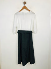 Load image into Gallery viewer, WHYCI Milano Women&#39;s Cotton Colour Block Midi Dress NWT | IT46 UK14 | Multicoloured
