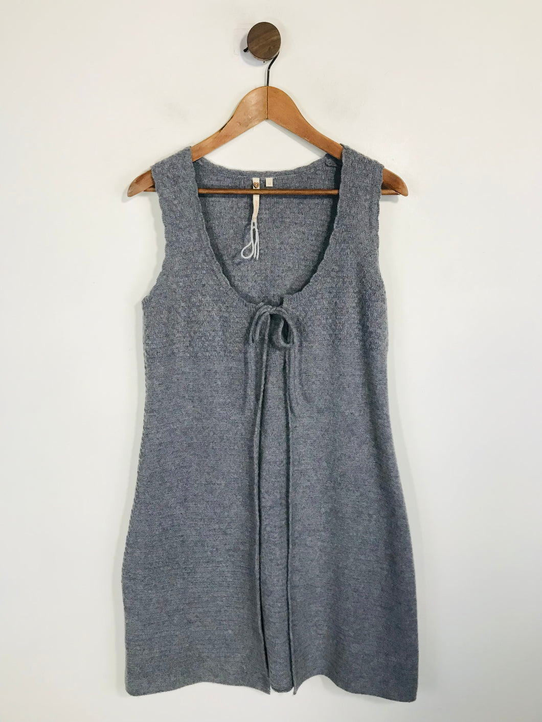 White Stuff Women's Wool Longlined Vest | UK12 | Grey