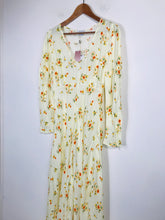 Load image into Gallery viewer, Ghost Women&#39;s Floral Maxi Dress NWT | M UK10-12 | Yellow
