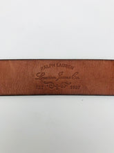 Load image into Gallery viewer, Ralph Lauren Women&#39;s Leather Vintage Belt | L | Brown
