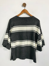 Load image into Gallery viewer, Sunday In Brooklyn Women&#39;s Striped Ribbed Jumper | XS UK6-8 | Grey
