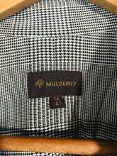 Load image into Gallery viewer, Mulberry Men&#39;s Cotton Houndstooth Button-Up Shirt | UK16 | Multicoloured
