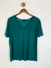 Load image into Gallery viewer, Zara Women&#39;s V-Neck T-Shirt | M UK10-12 | Green
