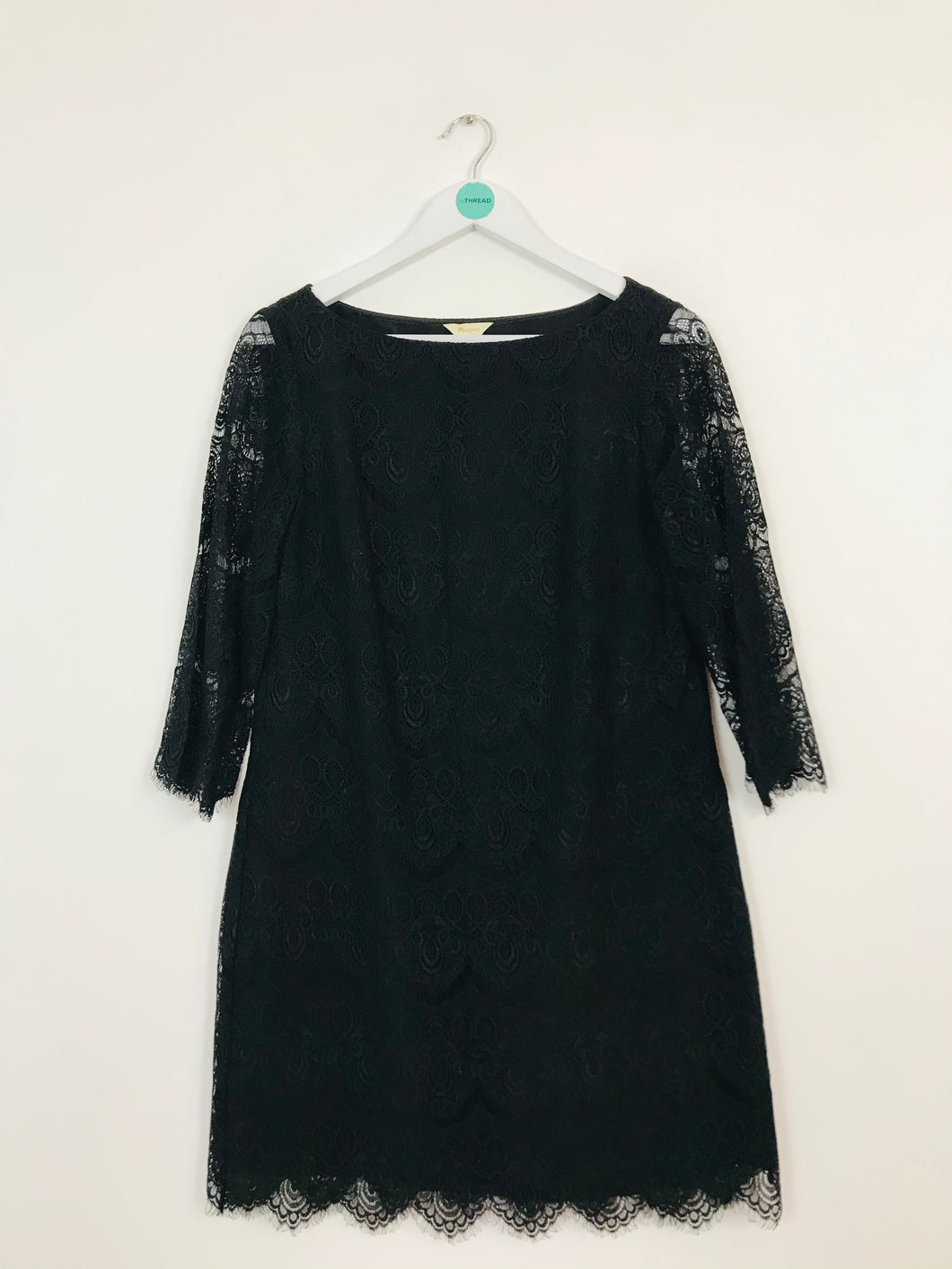 Monsoon Women’s Lace Shift Mini Dress | UK12 | Black