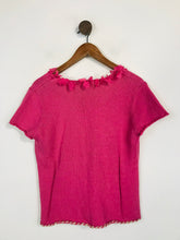 Load image into Gallery viewer, Caroline Biss Women&#39;s Short Sleeve V-Neck Cardigan | 42 UK14 | Pink
