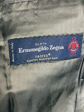 Load image into Gallery viewer, Ermenegildo Zegna Men&#39;s Smart Blazer Jacket | 40 S | Grey

