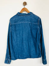 Load image into Gallery viewer, Levi’s Women&#39;s Denim Look Button-Up Shirt | L UK14 | Blue
