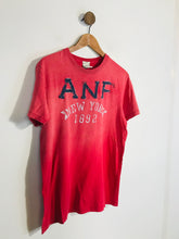 Load image into Gallery viewer, Abercrombie &amp; Fitch Men&#39;s T-Shirt | L | Red
