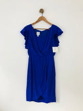 Load image into Gallery viewer, Suzi Chin for Maggy Boutique Women&#39;s Silk Shift Dress NWT | UK6-8 | Blue

