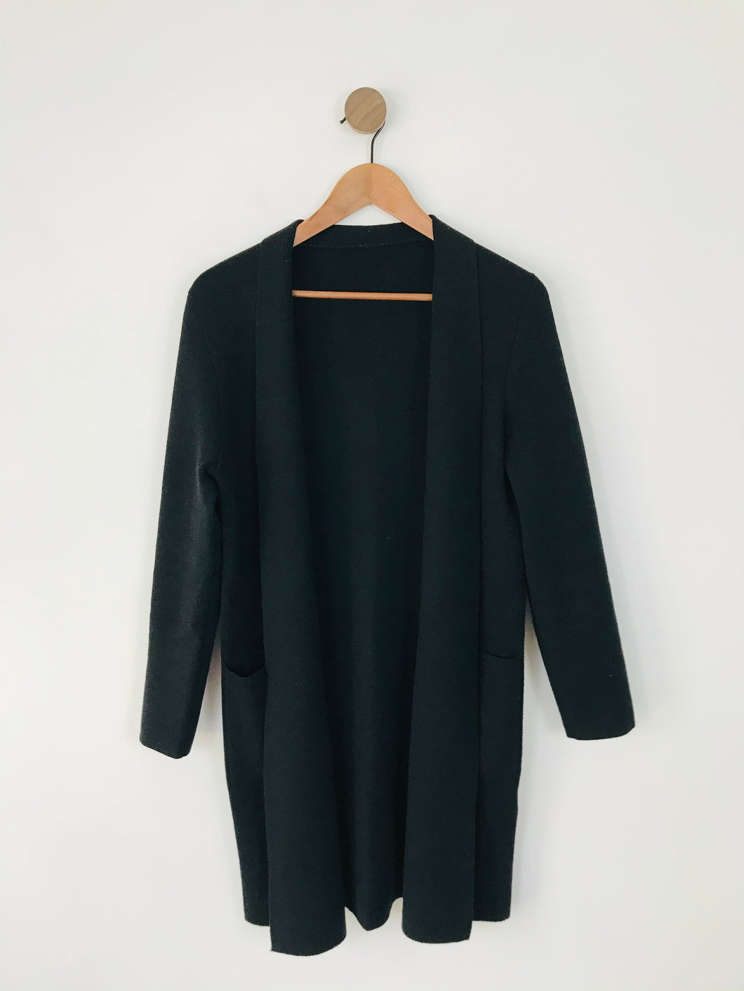L.K.Bennett Women’s Knit Long Cardigan | S UK8 | Black
