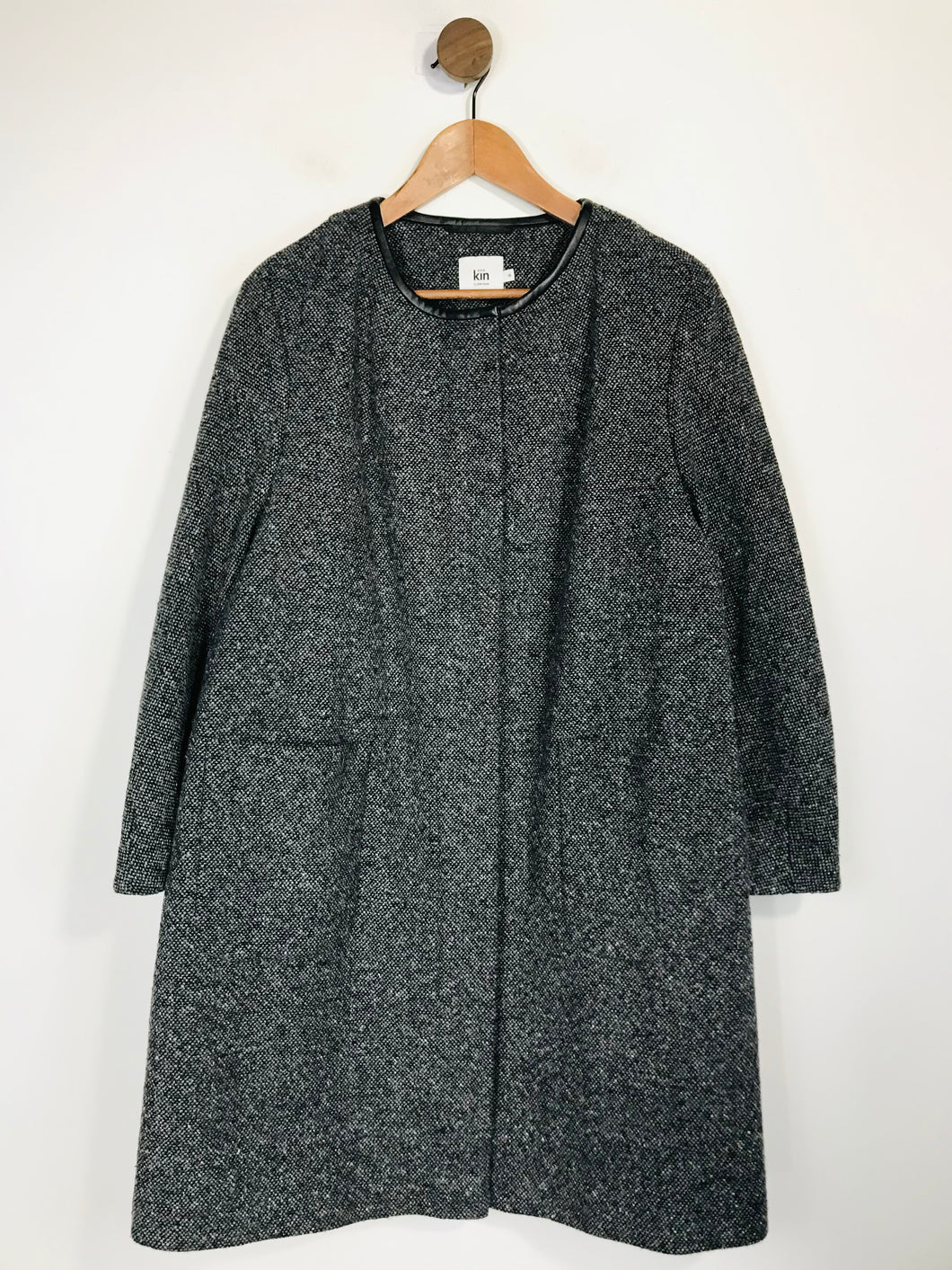 Kin by John Lewis Women's Overcoat Coat | UK16 | Grey