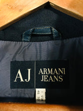 Load image into Gallery viewer, Armani Jeans Men&#39;s High Neck Zip Raincoat Jacket | IT46 | Blue

