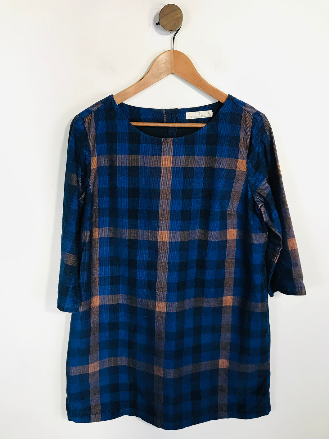 Seasalt Women's Cotton Mini Dress | UK12 | Blue
