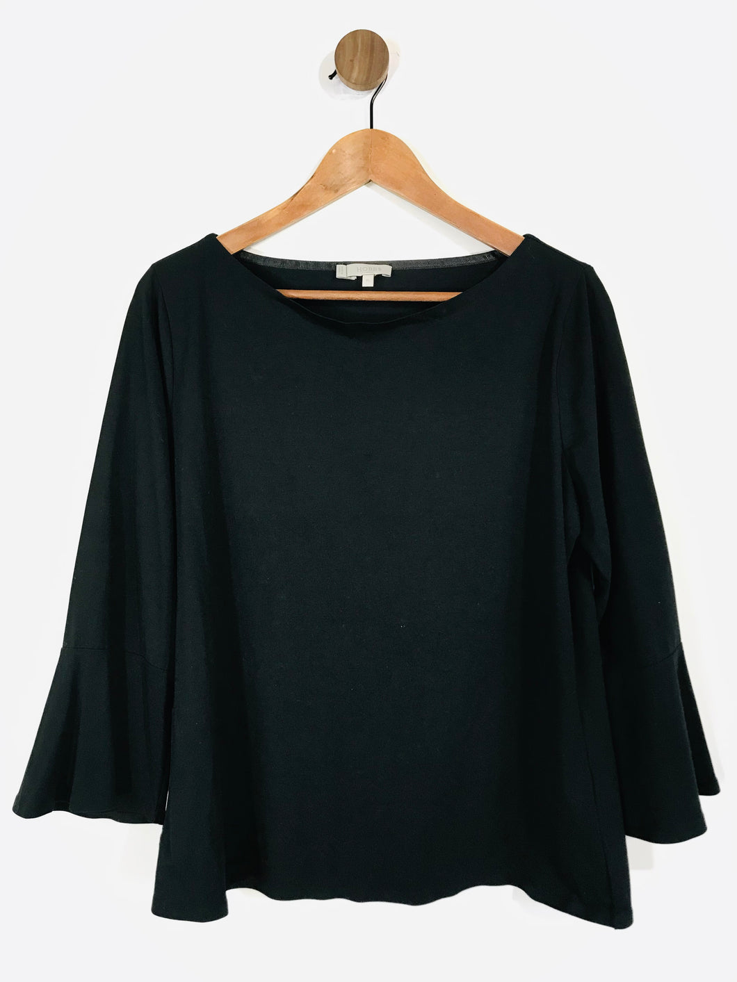 Hobbs Women's Cotton Long Sleeve T-Shirt | XL UK16 | Black