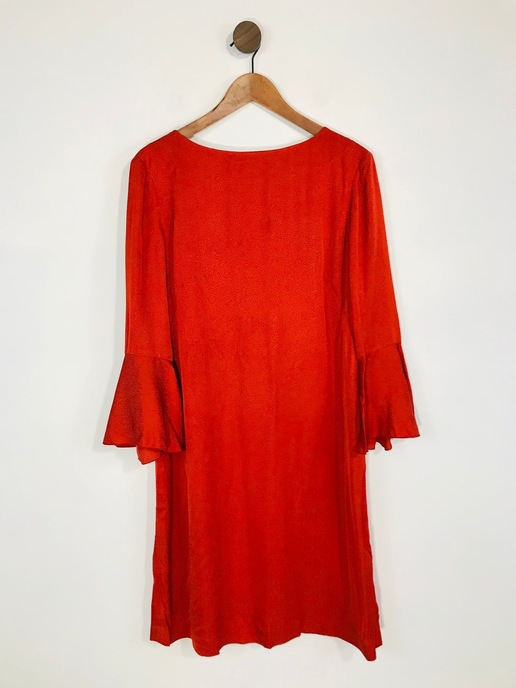 Jigsaw Women's Bell Sleeve Shift Dress | UK14 | Red
