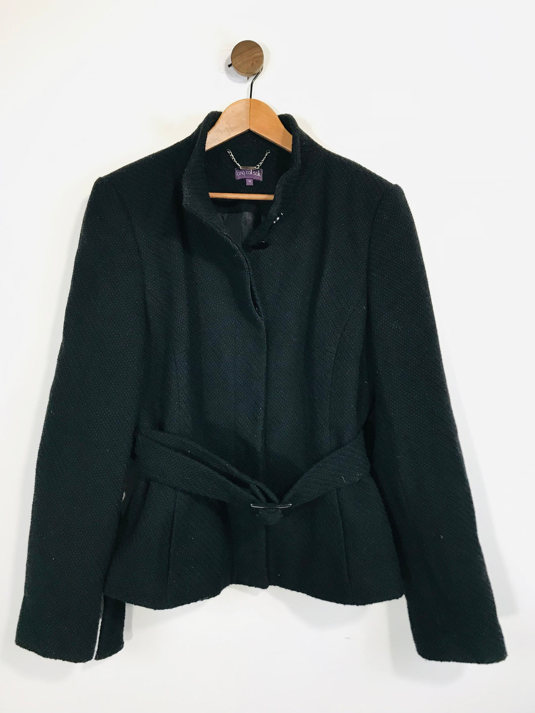 Long Tall Sally Women's Wool Blazer Jacket | UK18 | Black