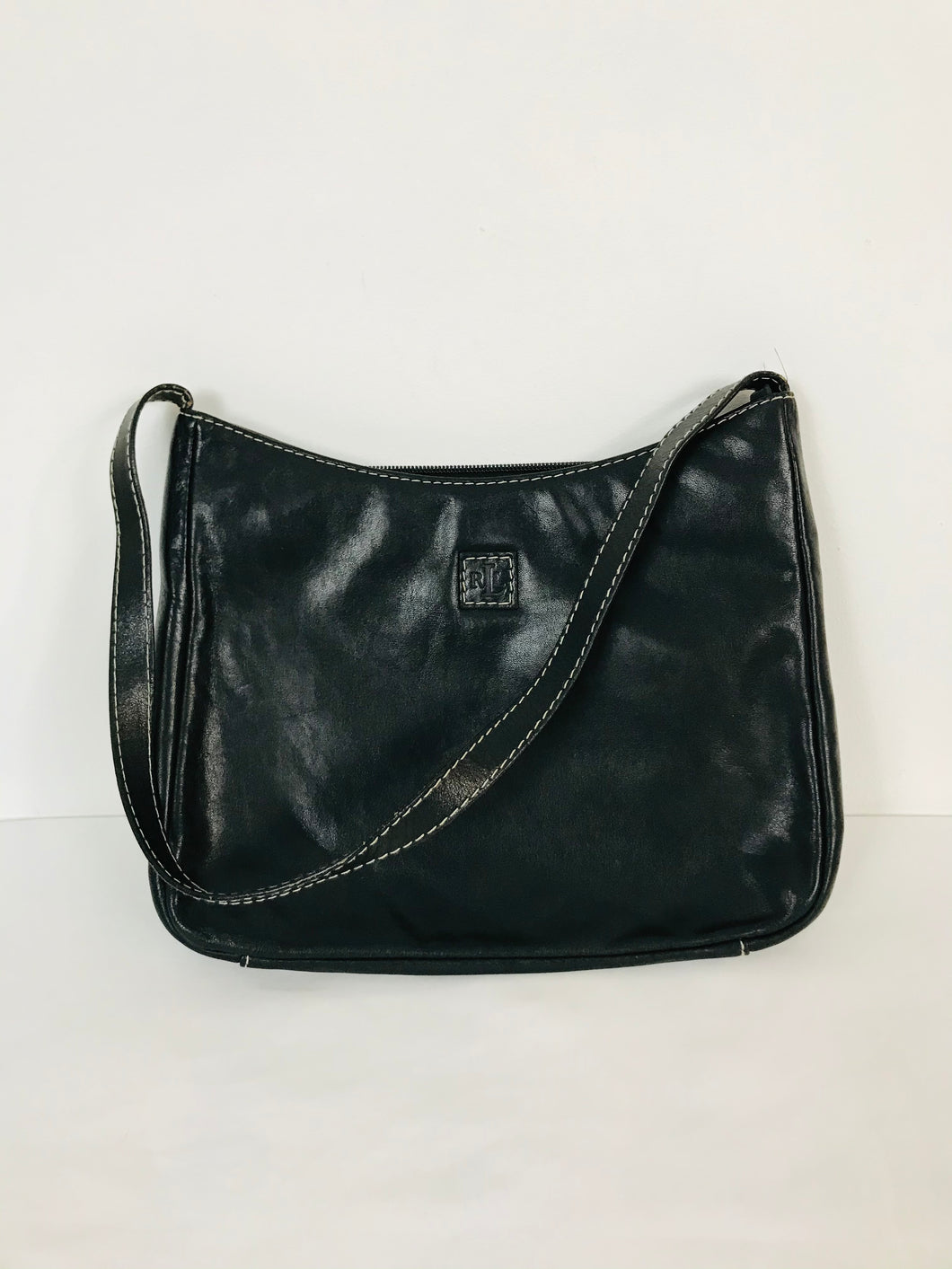 Lauren Ralph Lauren Women’s Leather Shoulder Bag | Black