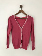 Load image into Gallery viewer, Kind Hearts Women&#39;s Vintage Style Lace Cardigan | M UK12 | Pink
