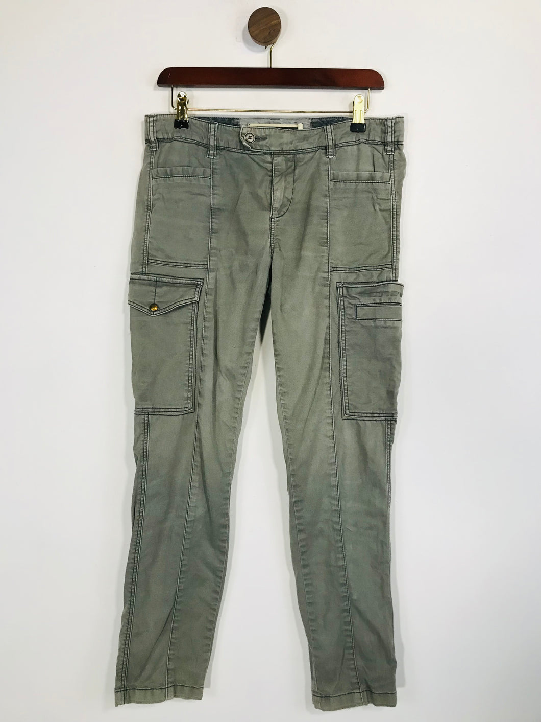 Daughters of the Liberation Anthropologie Women's Utility Slim Jeans | W32 | Grey