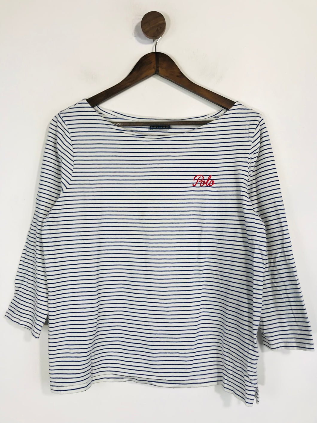 Ralph Lauren Women's Striped Long Sleeve T-Shirt | M UK10-12 | Multicoloured