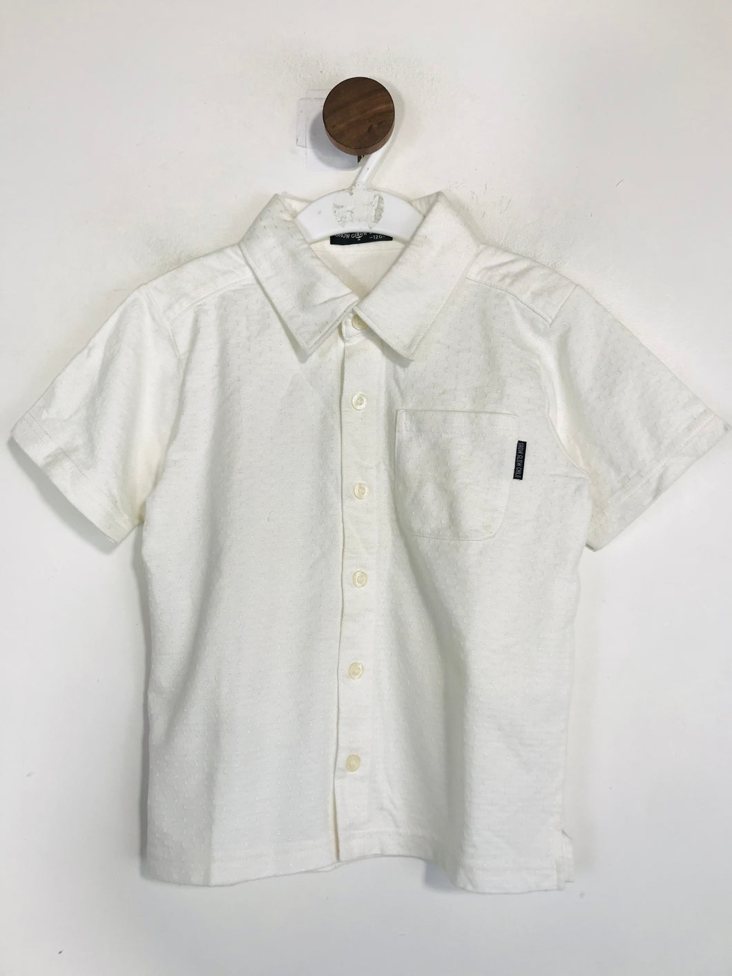 Grow Glow Child Kid's Polo Shirt | 70cm | White