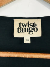 Load image into Gallery viewer, Twist &amp; Tango Women&#39;s Zip Blouse | EU38 UK10 | Black
