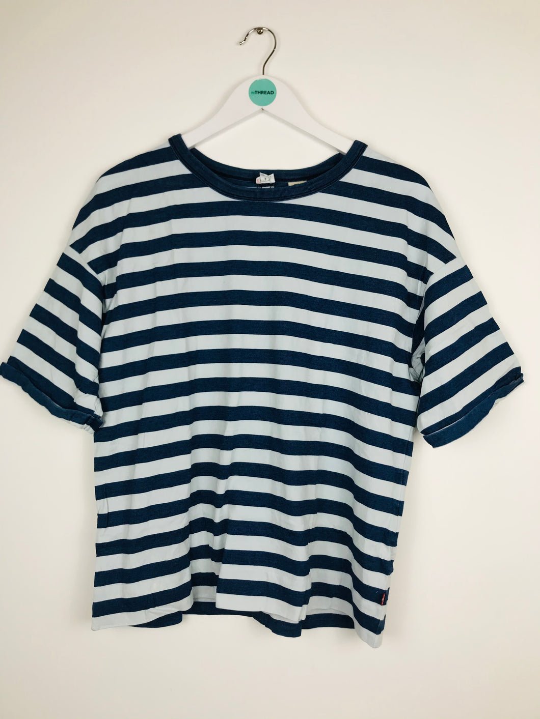 Levi’s Womens Stripe T-shirt | UK12 | Blue