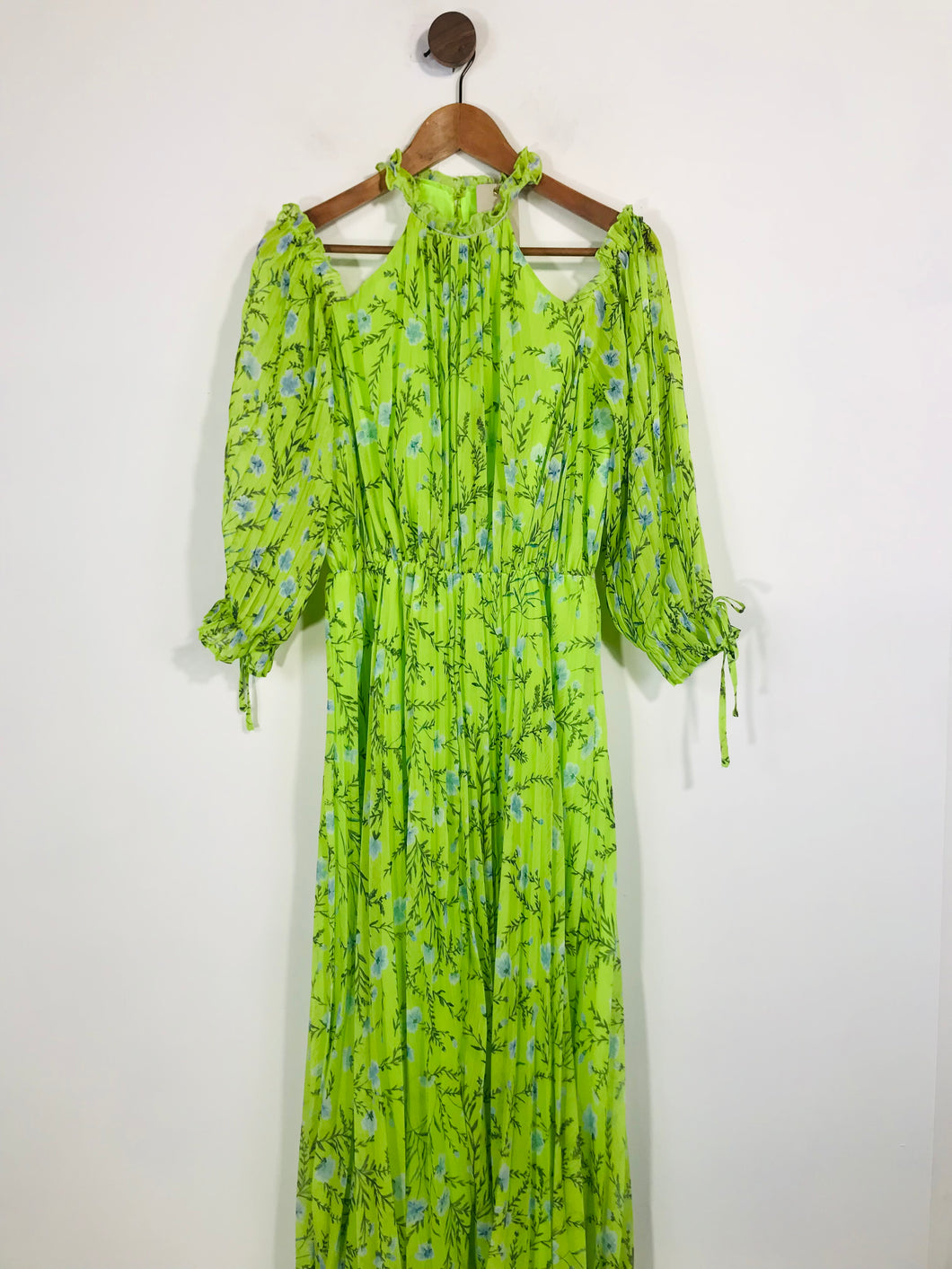 Coast Women's Floral Pleated Midi Dress NWT | UK10 | Green