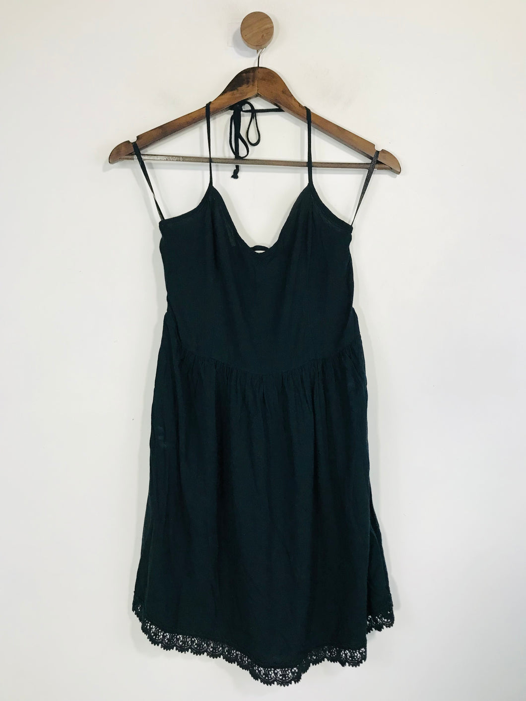 Abercrombie & Fitch Women's Halter Neck Mini Dress | M UK10-12 | Blue