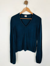 Load image into Gallery viewer, Whistles Women&#39;s Wool V-Neck Jumper | UK12 | Blue
