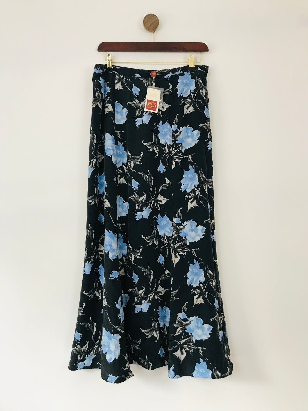 Country Casuals Women's Silk Floral Maxi Skirt NWT | UK14 | Multicolour